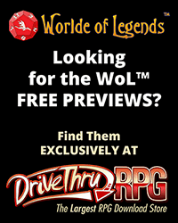 Worlde of Legends™ Downloads - Free Previews Exclusivlely at DriveThruRPG.com