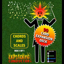 Worlde of Legends™ Exploding Conductor Expansion Deck: Chords and Scales
