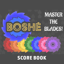 Score Book for the BOSHÉ Board Game from Worlde of Legends™