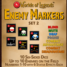 Worlde of Legends™ Enemy Markers Set 2